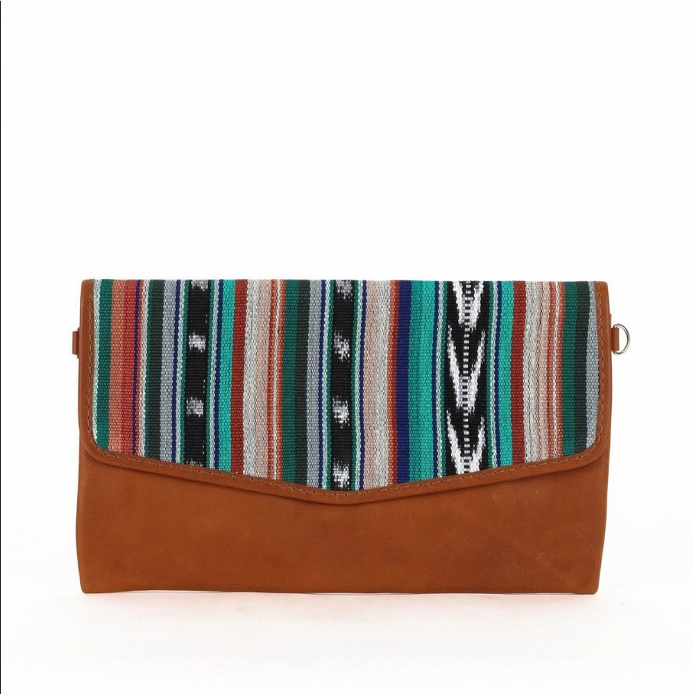 Nena and Co. ARTISAN BLUE LAGOON DATE NIGHT CLUTCH